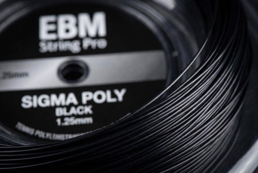 Sigma Poly Black — corda de tênis
